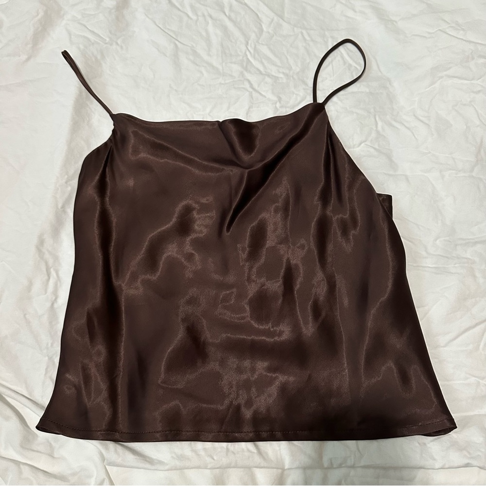 Zara satin cami